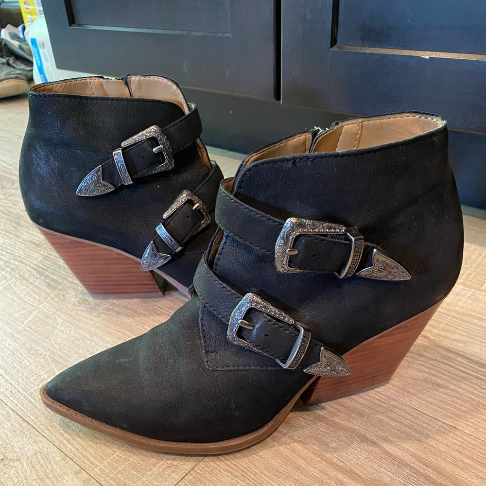 Franco Sarto witchy booties